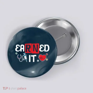 Nursing Graduation RN Gift Button