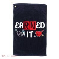 Nursing Graduation RN Gift Golf Towel thumb 0
