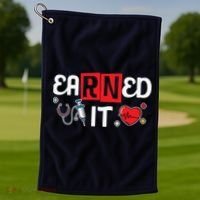 Nursing Graduation RN Gift Golf Towel thumb 1