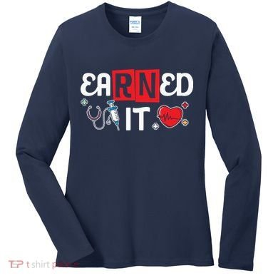Nursing Graduation RN Gift Women's Long Sleeve Shirt
