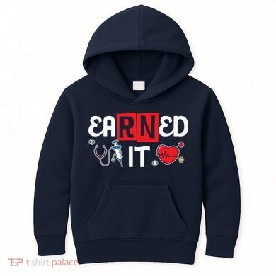 Nursing Graduation RN Gift Kids Hoodie