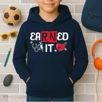 Nursing Graduation RN Gift Kids Hoodie thumb 2