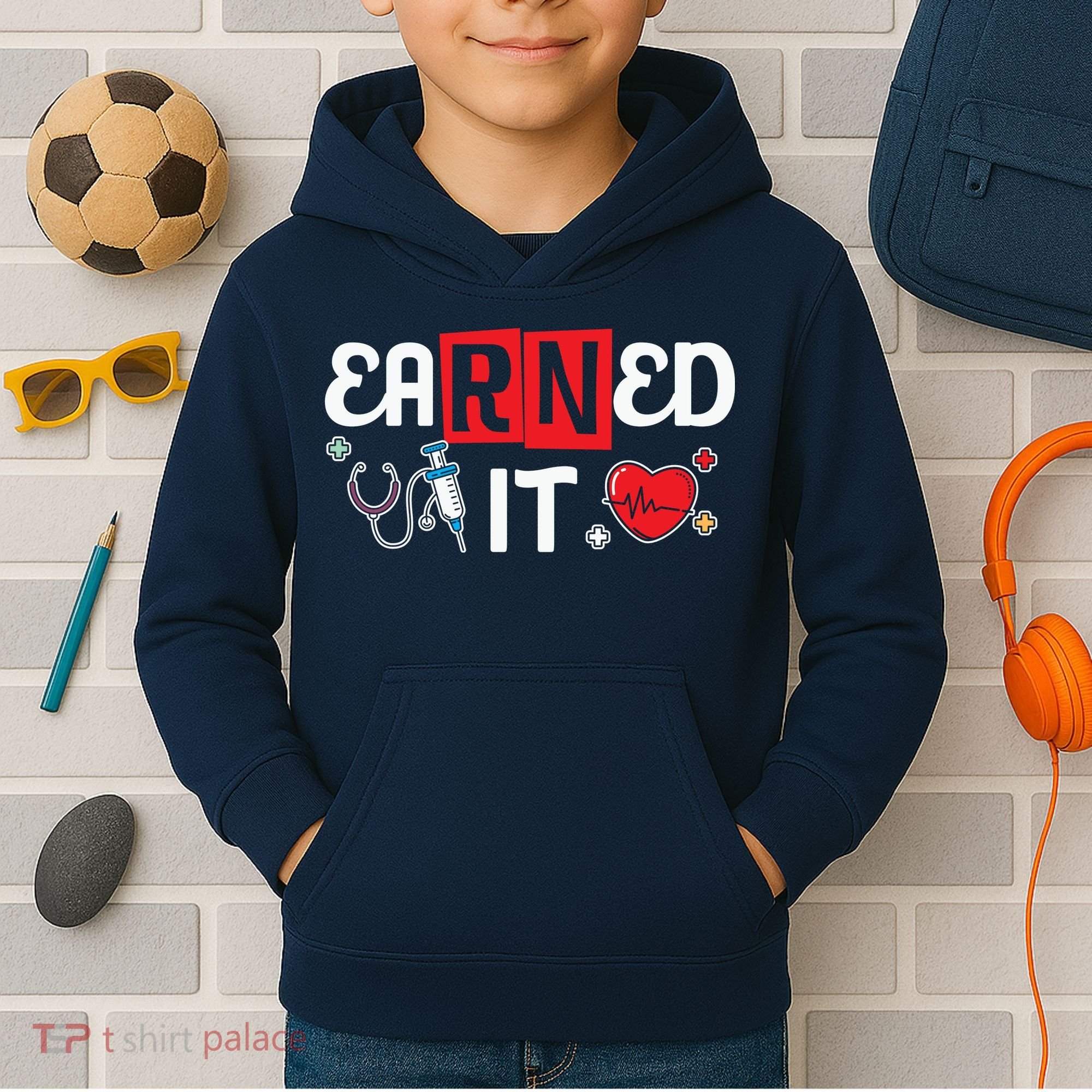 Nursing Graduation RN Gift Kids Hoodie