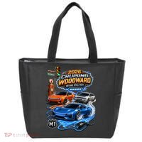 No Gas Still Fast Electric Cars 2026 Cruising Woodward Ave M1  Tote Bag thumb 0