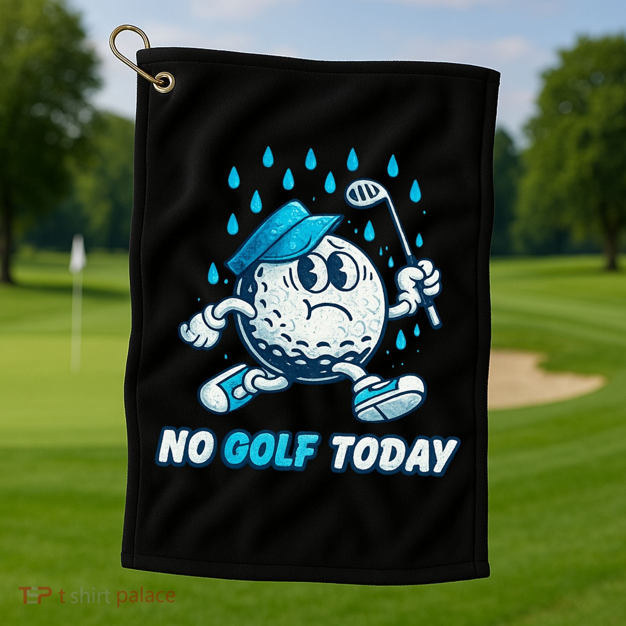 No Golf Today Golf Towel