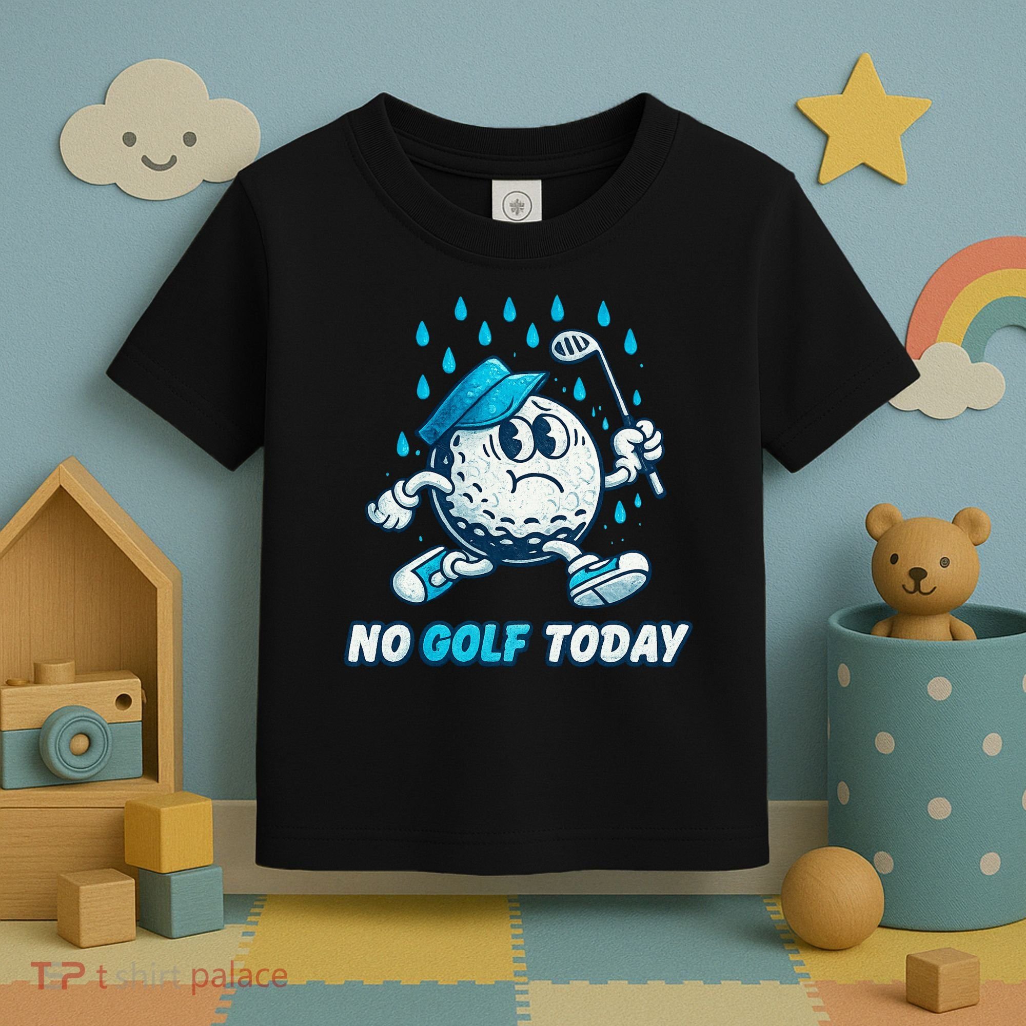 No Golf Today Toddler T-Shirt