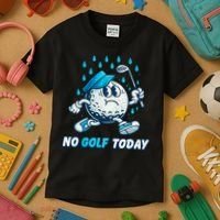 No Golf Today Kids T-Shirt thumb 3
