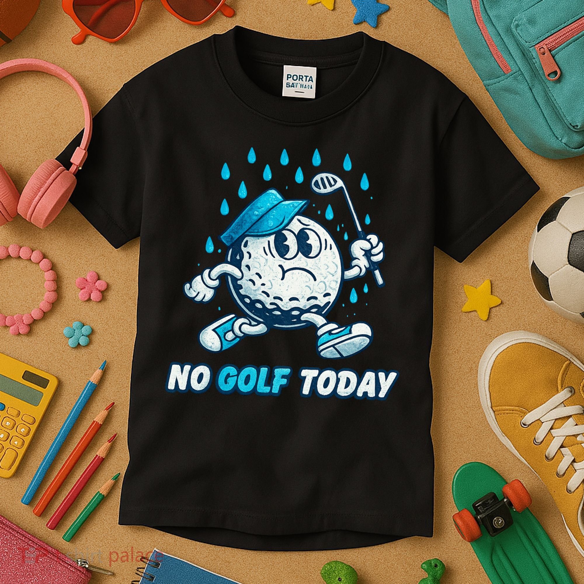 No Golf Today Kids T-Shirt