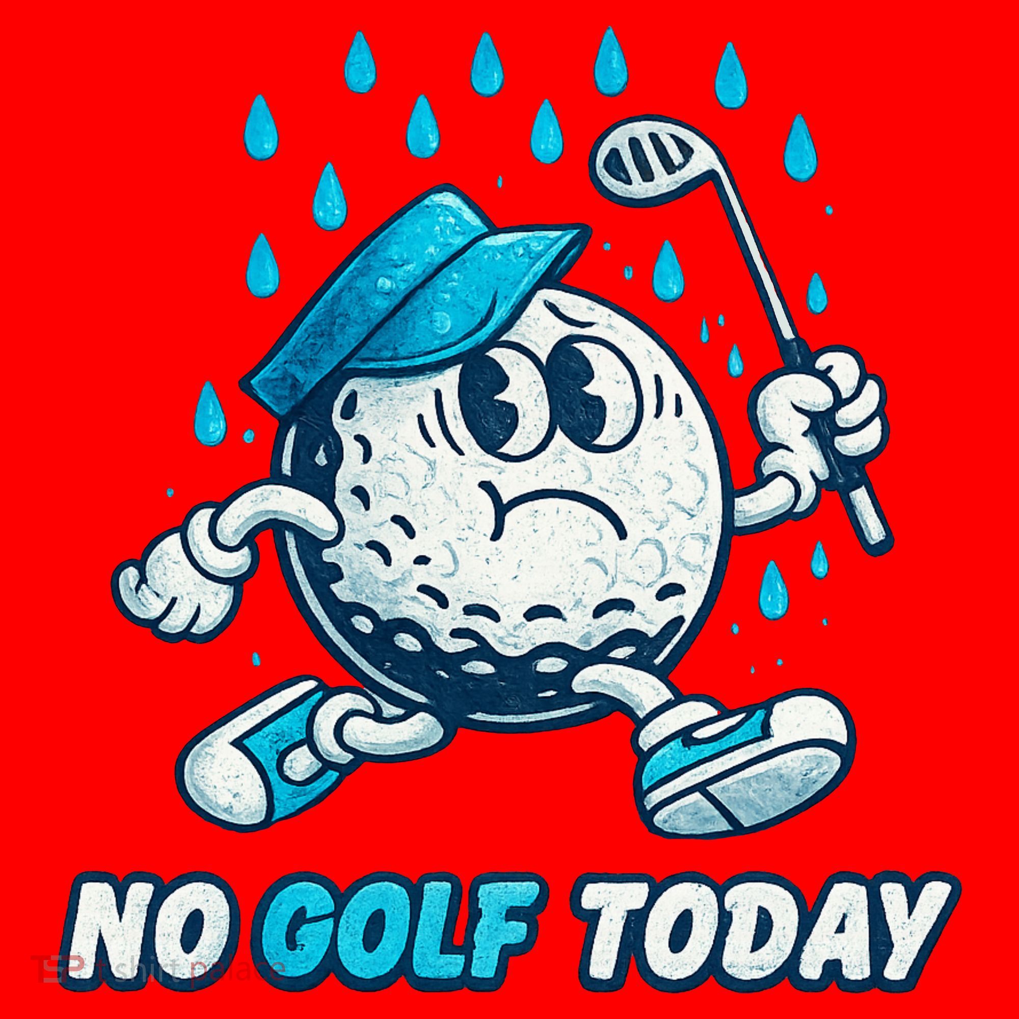 No Golf Today Santa Hat