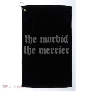 Nu Goth The Morbid The Merrier Dark Gothic Emo Horror Golf Towel