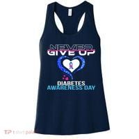 Never Give Up Diabetes Awareness Day Women's Tank Top thumb 0