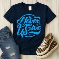 Never Give Up Women's T-Shirt thumb 3
