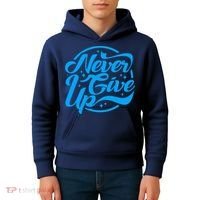 Never Give Up Kids Hoodie thumb 4