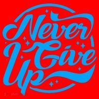 Never Give Up Santa Hat thumb 1