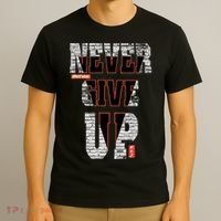 Never Give Up Stronger support inspiration trending gift idea T-Shirt thumb 3