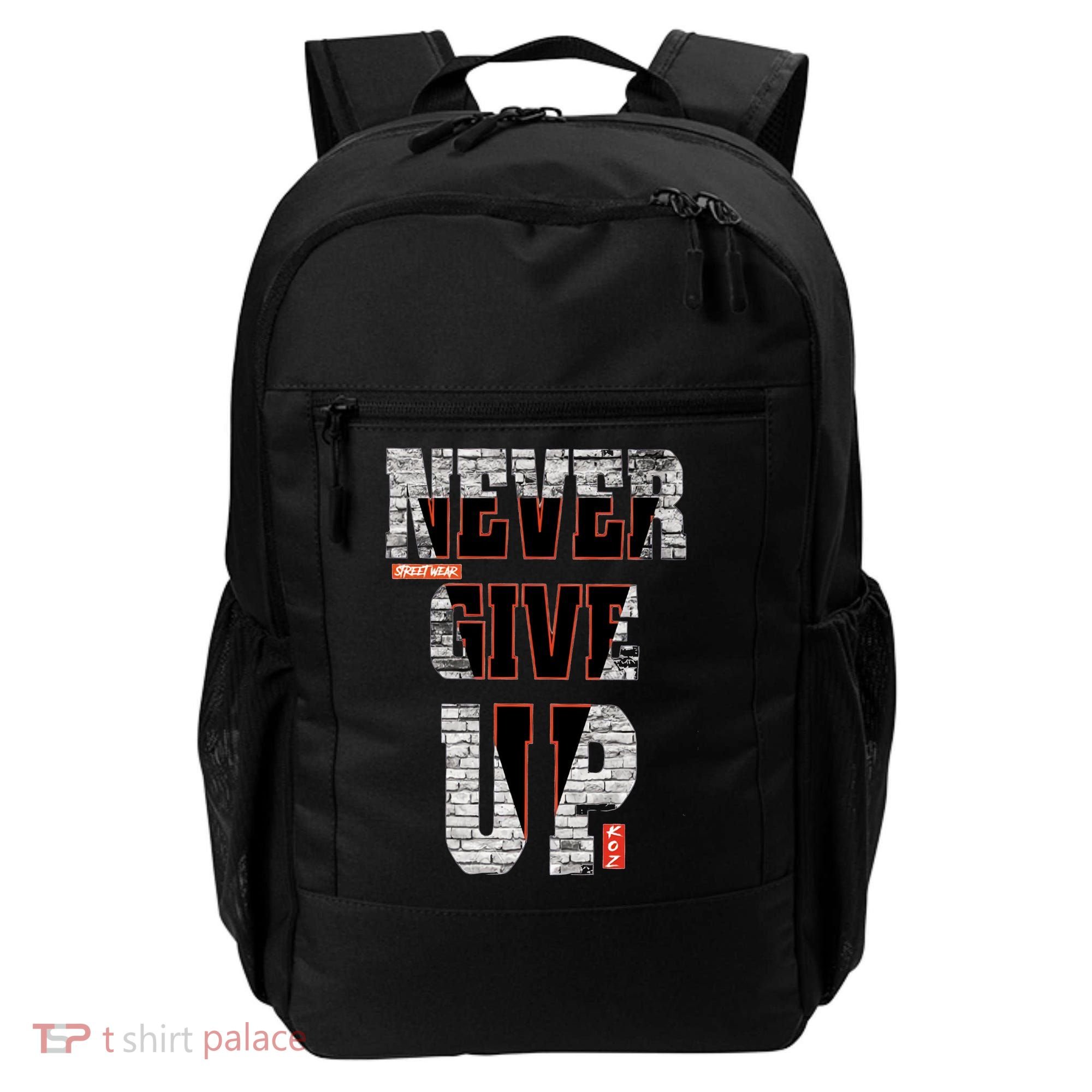 Never Give Up Stronger support inspiration trending gift idea Backpack