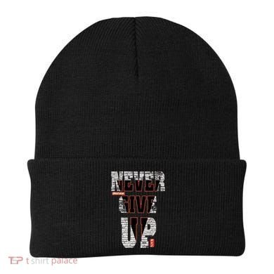 Never Give Up Stronger support inspiration trending gift idea Beanie