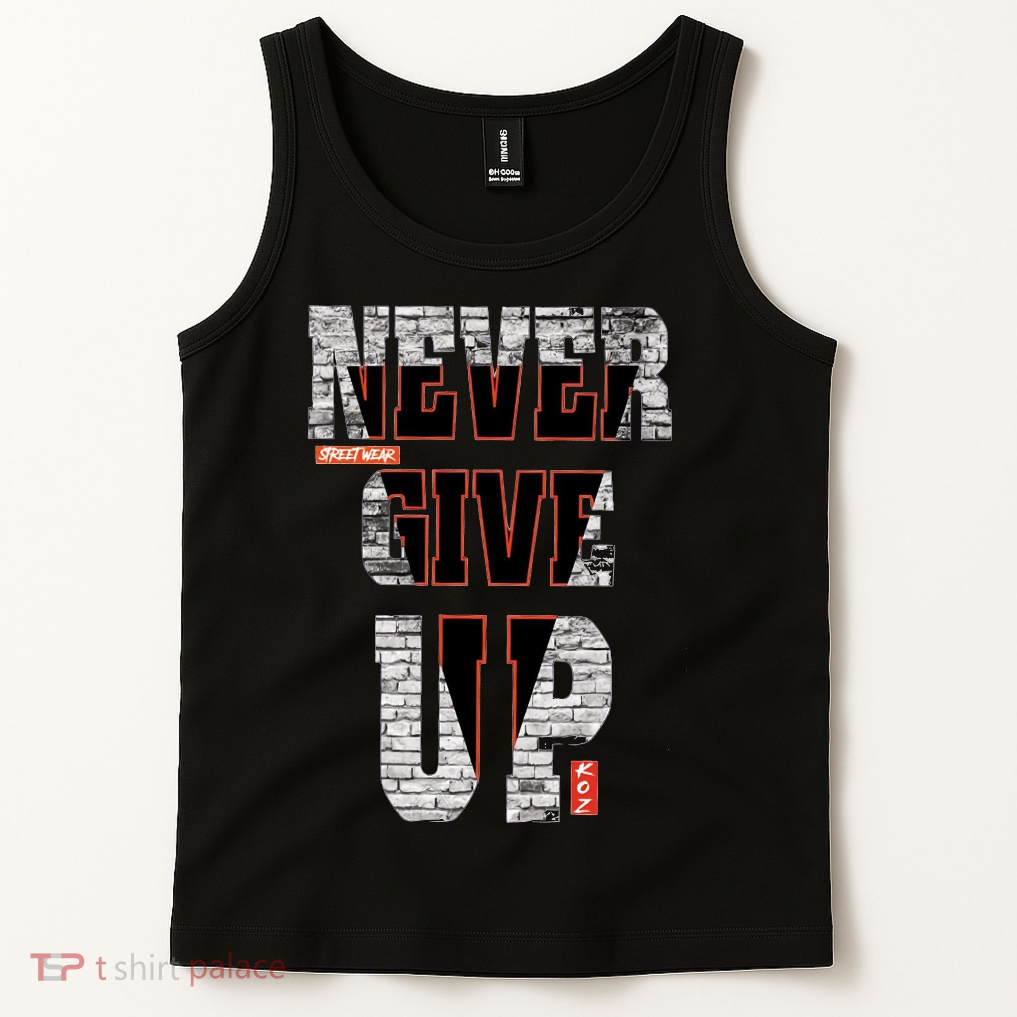 Never Give Up Stronger support inspiration trending gift idea Tank Top