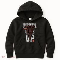 Never Give Up Stronger support inspiration trending gift idea Kids Hoodie thumb 0