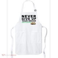 Never Give Up Your Dream Keep Sleeping Funny Sloth Apron thumb 0