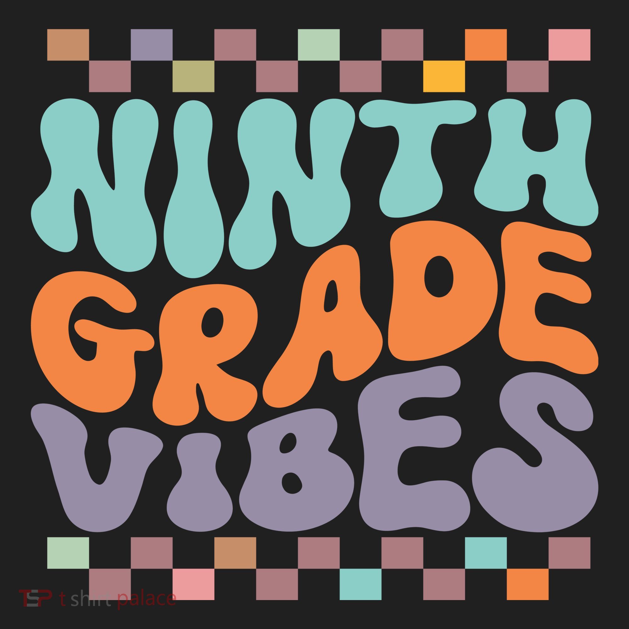 Ninth Grade Vibes Retro Groovy 9th Grade Back To School Women's Sweatshirt