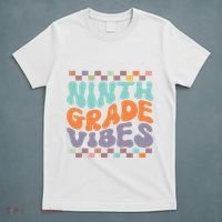 Ninth Grade Vibes Retro Groovy 9th Grade Back To School T-Shirt thumb 5
