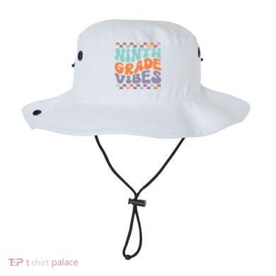 Ninth Grade Vibes Retro Groovy 9th Grade Back To School Bucket Hat