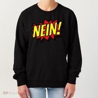 Nein German Which Mean No Comic Style Women's Sweatshirt thumb 0