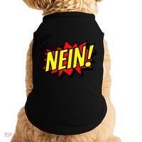 Nein German Which Mean No Comic Style Doggie Tank thumb 0