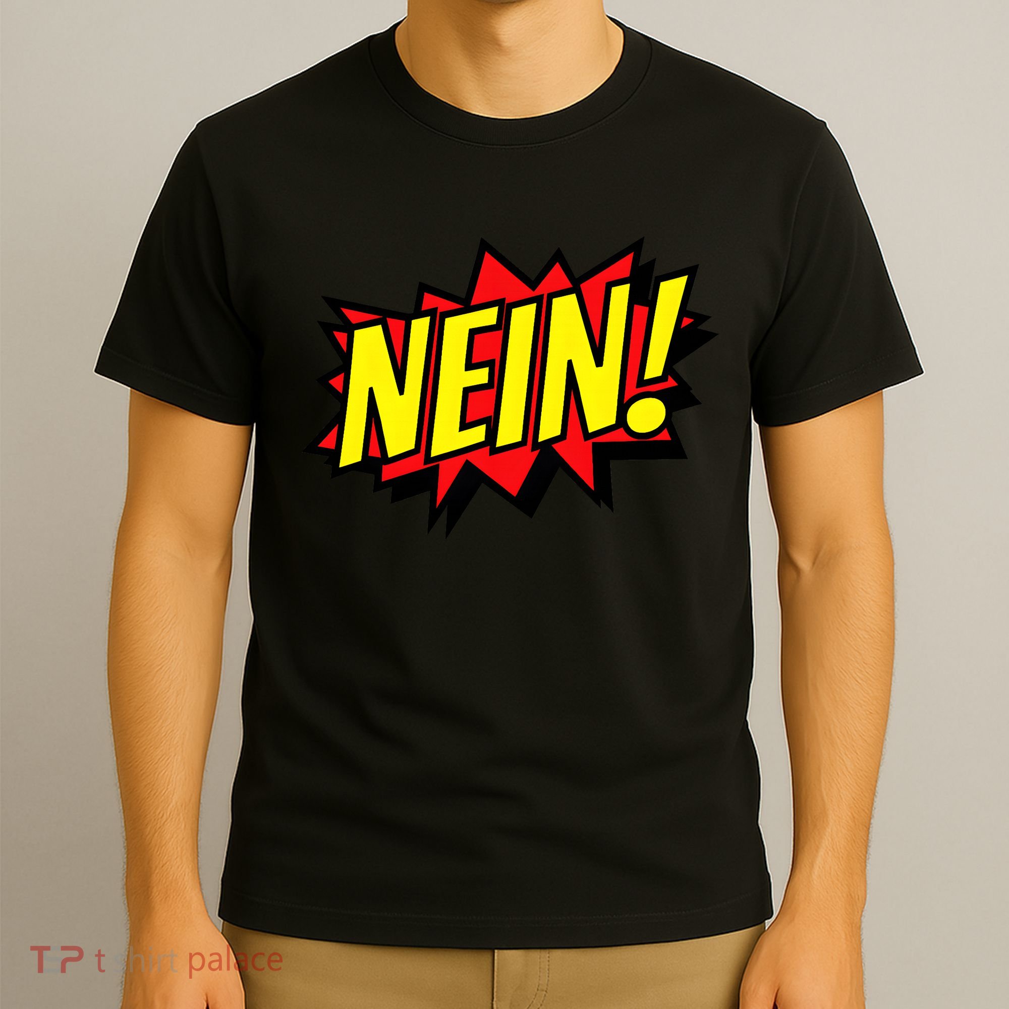 Nein German Which Mean No Comic Style T-Shirt