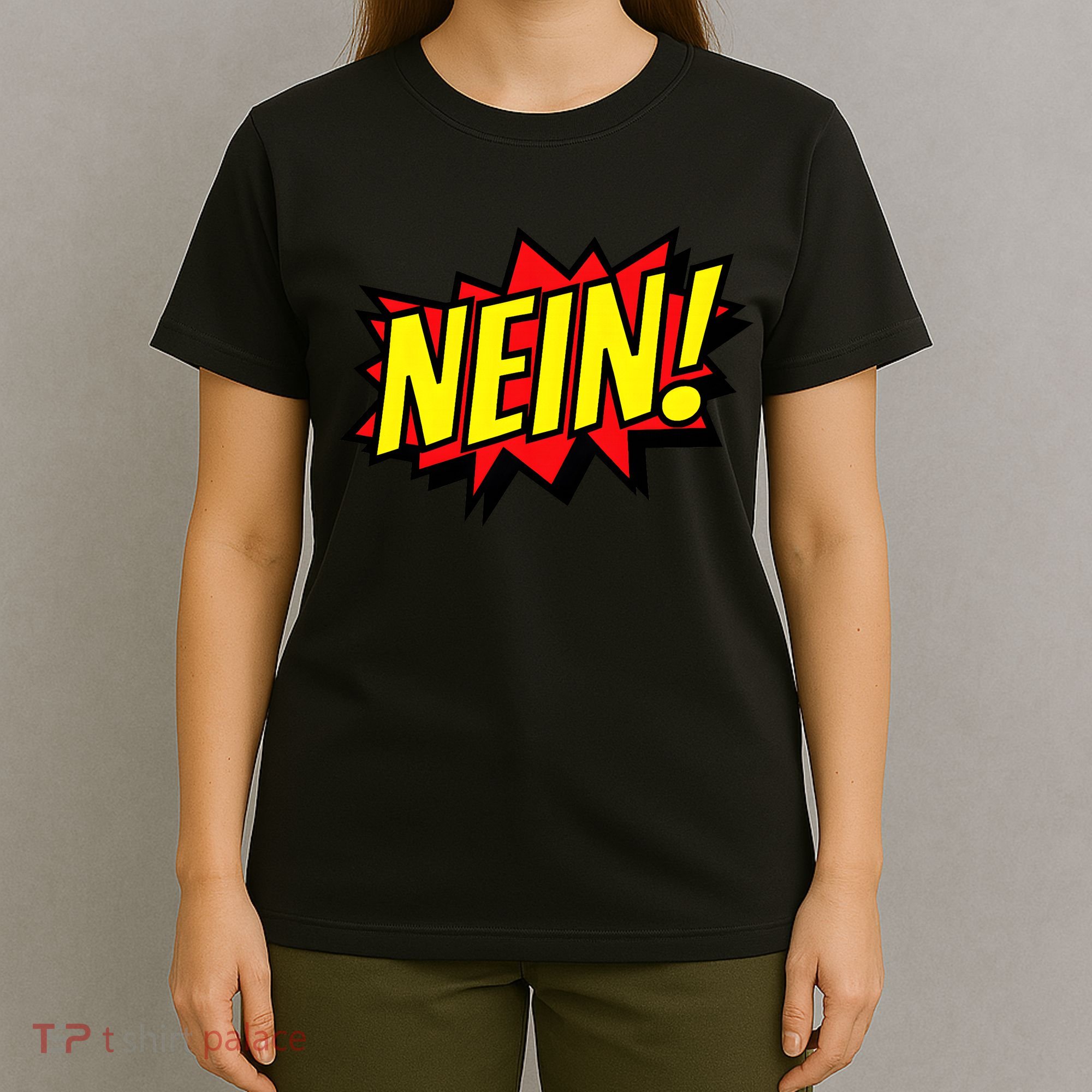 Nein German Which Mean No Comic Style T-Shirt