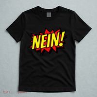 Nein German Which Mean No Comic Style T-Shirt thumb 5