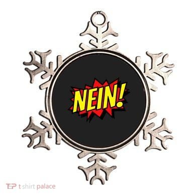 Nein German Which Mean No Comic Style Ornament