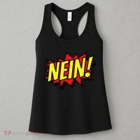 Nein German Which Mean No Comic Style Women's Tank Top thumb 3