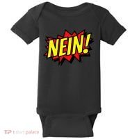 Nein German Which Mean No Comic Style Baby Bodysuit thumb 0