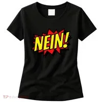 Nein German Which Mean No Comic Style Women's T-Shirt thumb 0