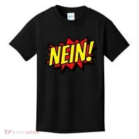 Nein German Which Mean No Comic Style Kids T-Shirt thumb 0