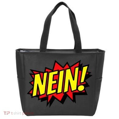 Nein German Which Mean No Comic Style Tote Bag