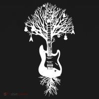 Nature Guitar White Tree Music Banksy Art Ornament thumb 1