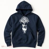 Nature Guitar White Tree Music Banksy Art Hoodie thumb 0