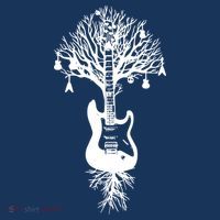 Nature Guitar White Tree Music Banksy Art Baby Bodysuit thumb 2