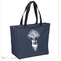 Nature Guitar White Tree Music Banksy Art Tote Bag thumb 2