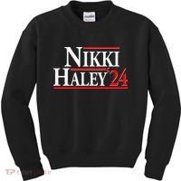 Nikki Haley 2024 For President Election Kids Sweatshirt thumb 0