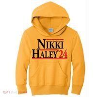 Nikki Haley 2024 For President Election Kids Hoodie thumb 0