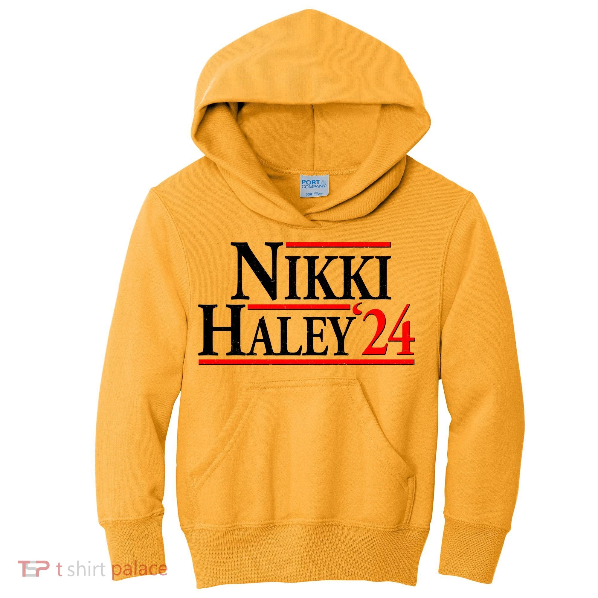 Nikki Haley 2024 For President Election Kids Hoodie
