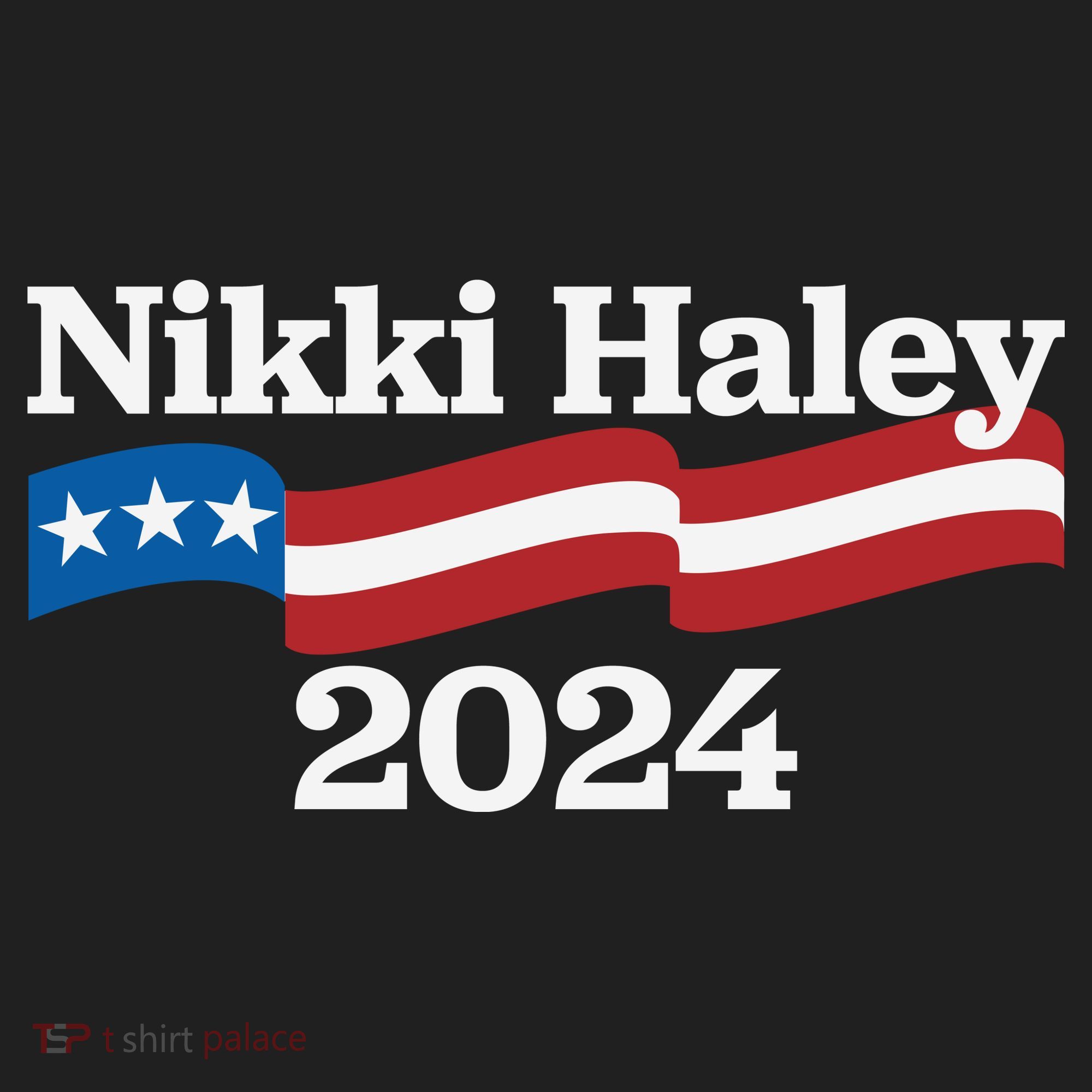 Nikki Haley 2024 For President Flag Logo Women's Sweatshirt