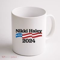Nikki Haley 2024 For President Flag Logo Coffee Mug thumb 1