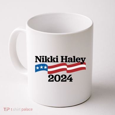Nikki Haley 2024 For President Flag Logo Coffee Mug