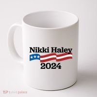 Nikki Haley 2024 For President Flag Logo Coffee Mug thumb 0