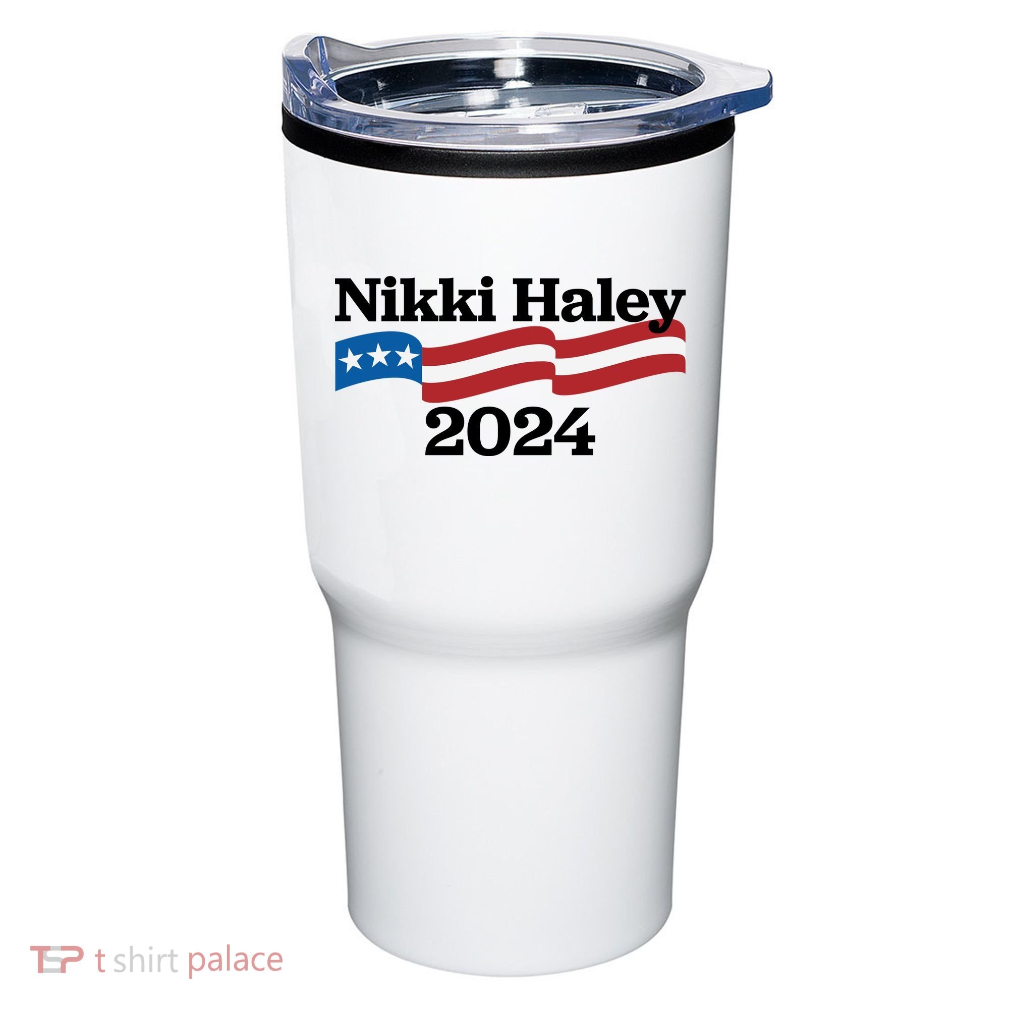 Nikki Haley 2024 For President Flag Logo Tumbler